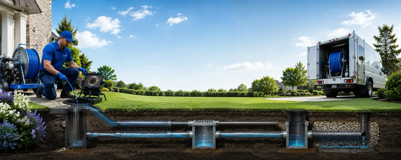 Outdoor drain cleaning information for La Jara, CO